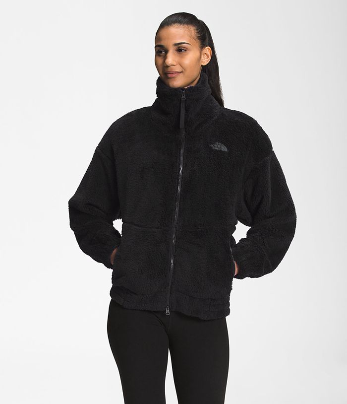 The North Face Womens Softshell Jacket Osito Expedition Full Zip 401ZVMJDB - Black